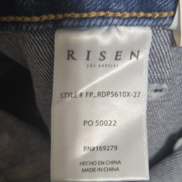 Risen Jeans Stylish Blue Boot Cut Jeans - Picture 5 of 7